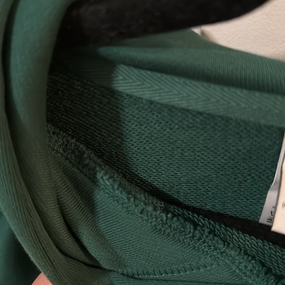 Adidas Originals Dark Green Ruffle Oversized Hoodie, Size S - Picture 4 of 8